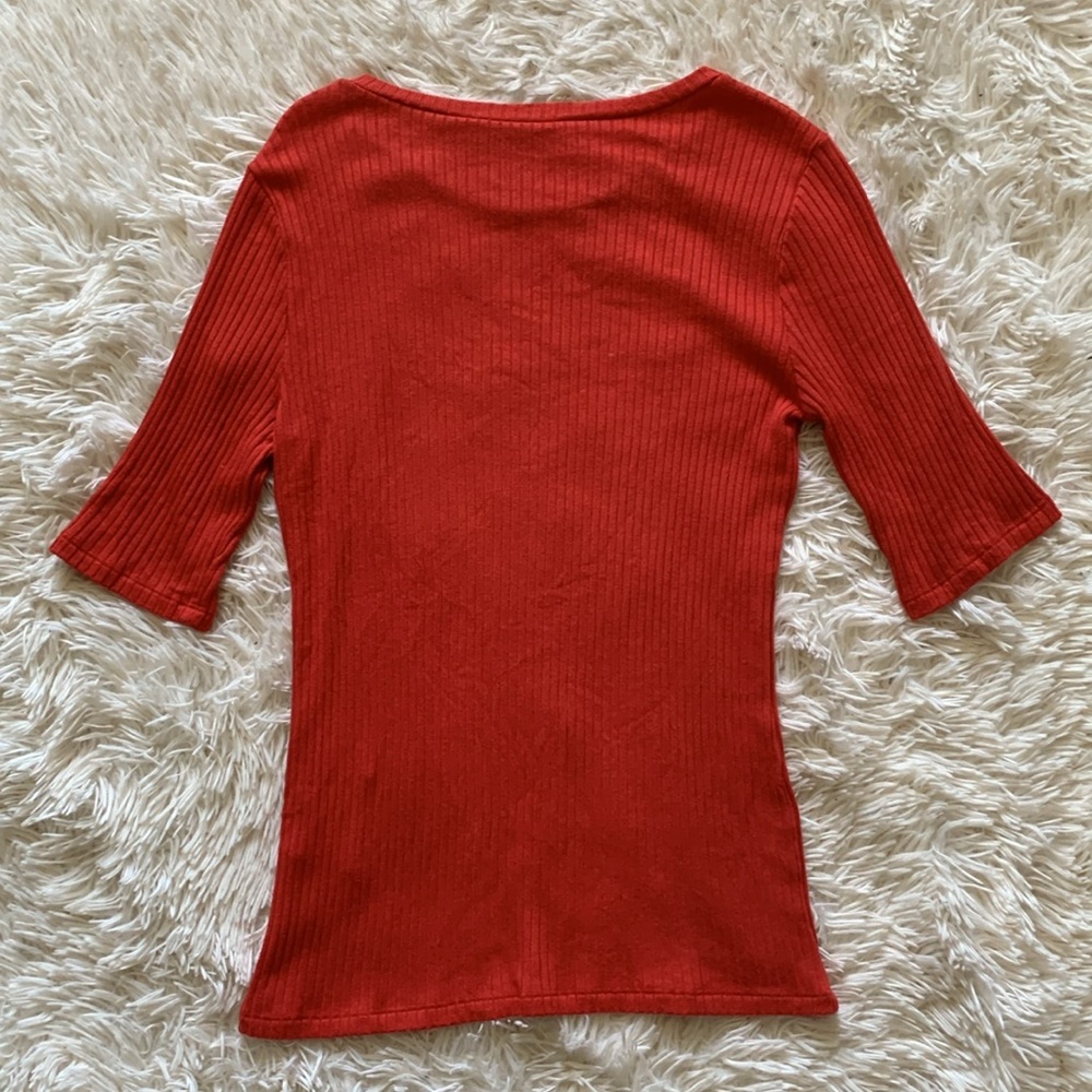 reformation Janine cherry Top size XL - Picture 6 of 8